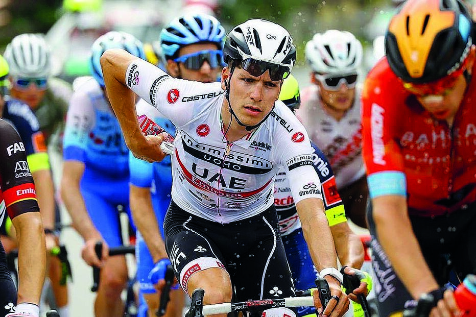 João Almeida, que lidera o prémio da juventude, ficou em 8º na etapa 16