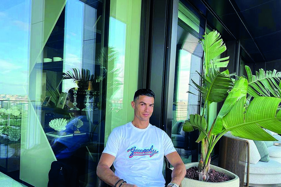 Cristiano Ronaldo esta semana em Lisboa