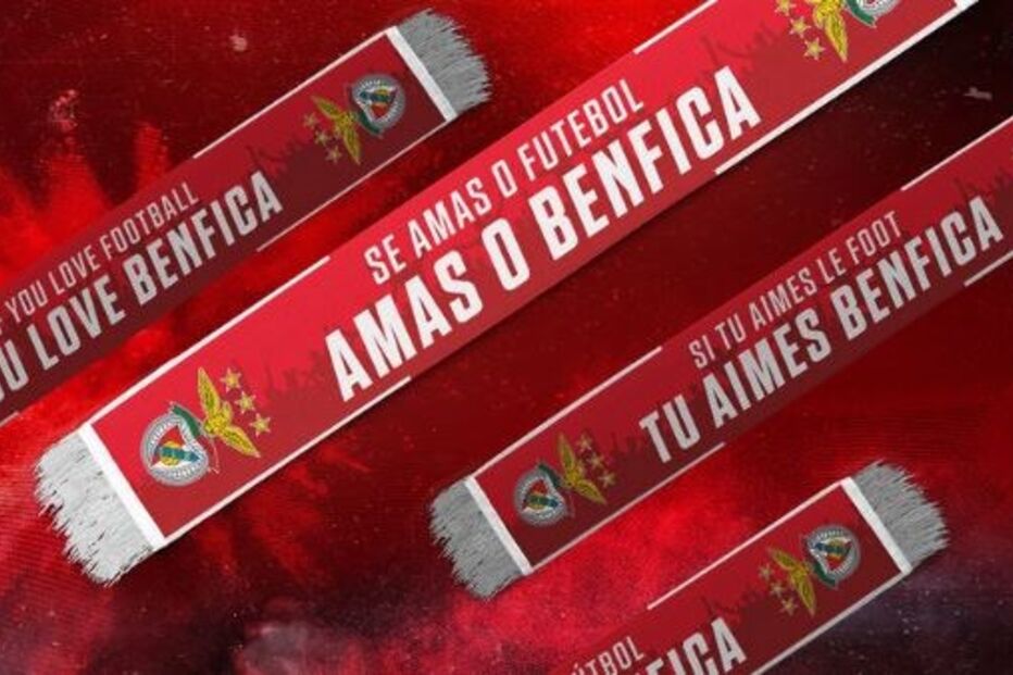 Novo cachecol do Benfica