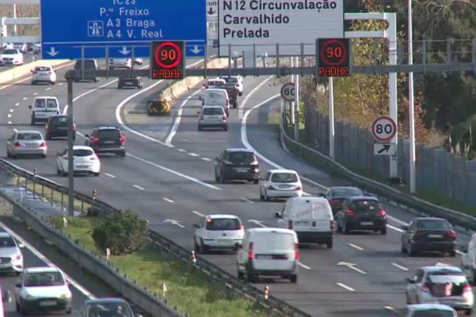 Velocidade média é alvo de novos radares nas autoestradas