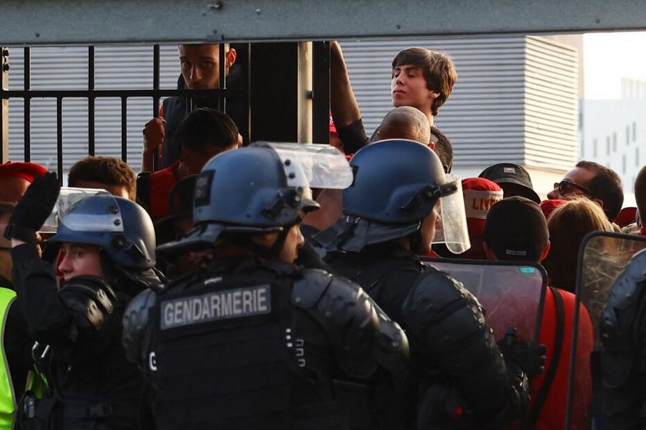 caos, confusão, final liga dos campeões