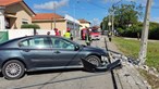 Condutor em fuga depois de se despistar e derrubar poste elétrico no concelho de Espinho