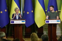  Ursula Von der Leyen na Ucrânia com Zelensky