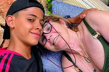 Dolores com Cristianinho