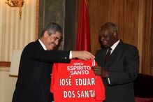 José Eduardo dos Santos e Luís Filipe Vieira 