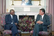 José Eduardo dos Santos e Aníbal Cavaco Silva