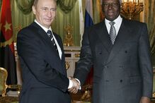 José Eduardo dos Santos e Vladimir Putin 