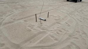 Engenho explosivo encontrado na praia de Espinho