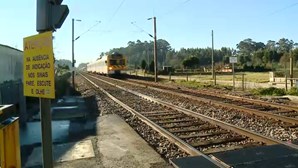 Mulher sai ilesa de atropelamento por comboio em Viana do Castelo