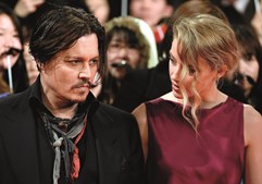 Johnny Depp e Amber Heard viveram dois anos e meio juntos: os atores separaram-se em 2016 