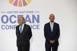 António Guterres e Marcelo Rebelo de Sousa na Conferência dos Oceanos das Nações Unidas	