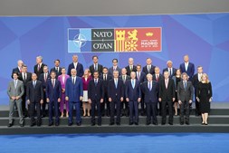 Chefes de Estado e de Governo da NATO, reunidos em Madrid