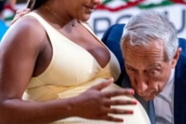 Nasceu a bebé abençoada por Marcelo. CM falou com a mãe da pequena Leonor