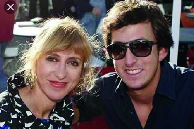 Judite Sousa com o filho, André Sousa Bessa, que morreu em 2014 