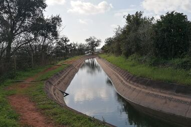 canal, rega, silves