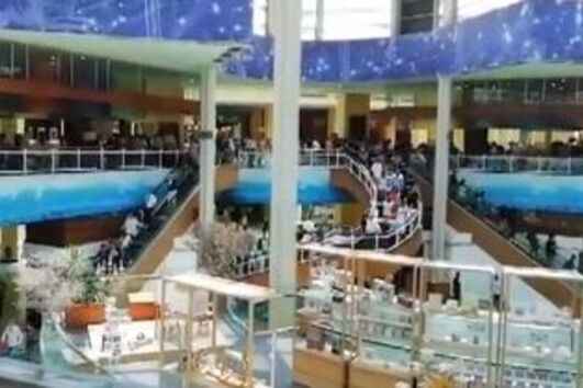 Vídeo mostra evacuação do Centro Comercial Colombo após incêndio