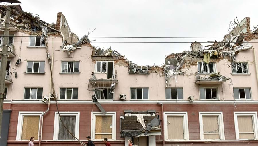 Destruição na Ucrânia