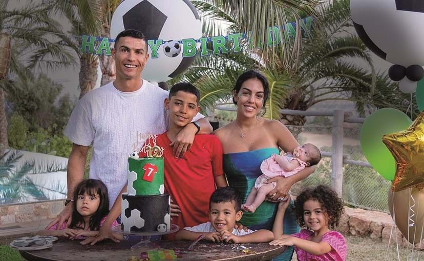 Ronaldo com a família