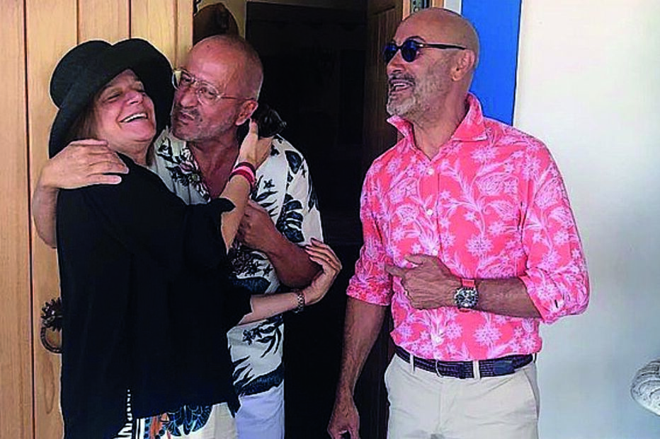 Júlia Pinheiro com Manuel Luís Goucha e Rui Oliveira 