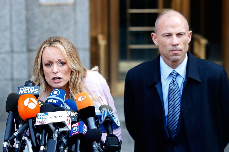 Stormy Daniels com Michael Avenatti