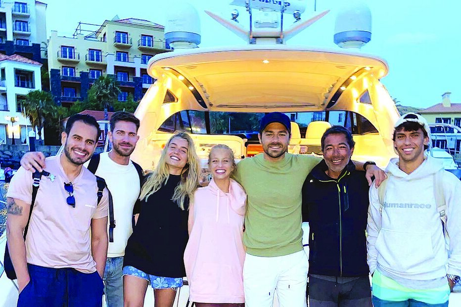 Margarida, João Félix, amigos, Madeira