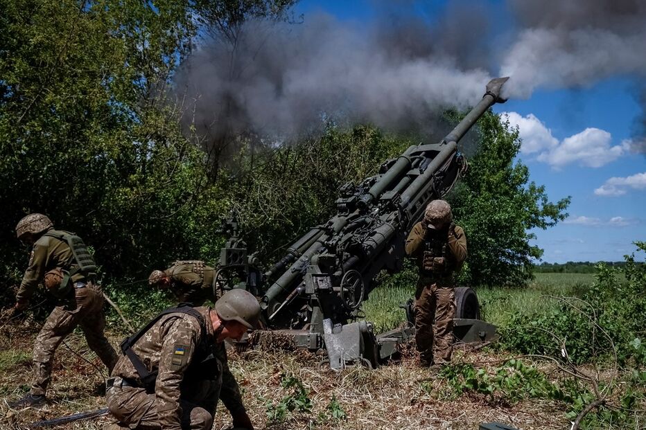 Militares ucranianos, Popasna, a sul de Severodonetsk 
