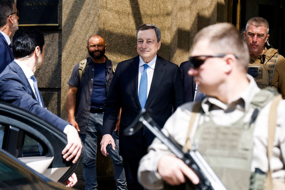 Macron, Scholz e Draghi já chegaram a Kiev 