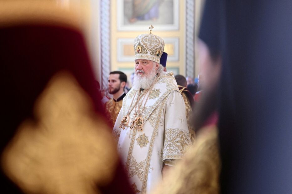 Patriarca Kirill, chefe da Igreja Ortodoxa Russa