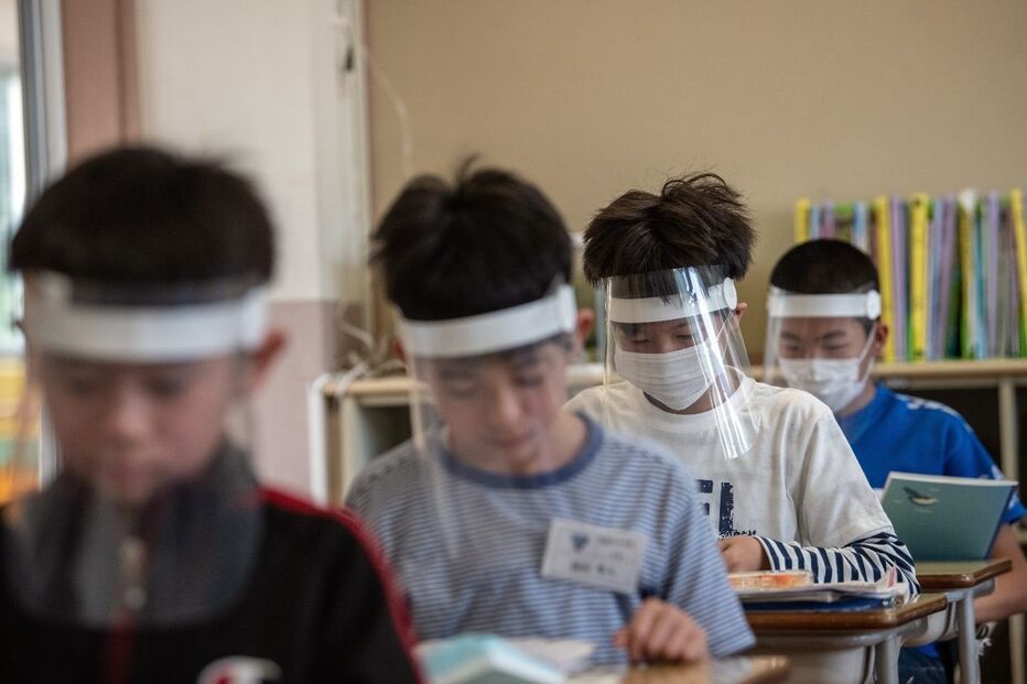 crianças, japão, escolas, ensino 