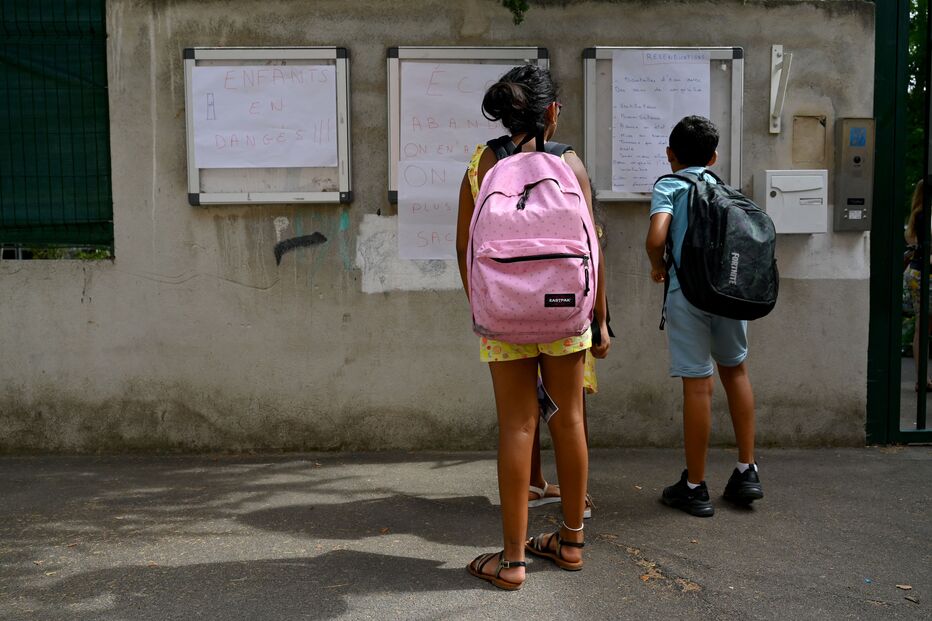 crianças, alunos, França