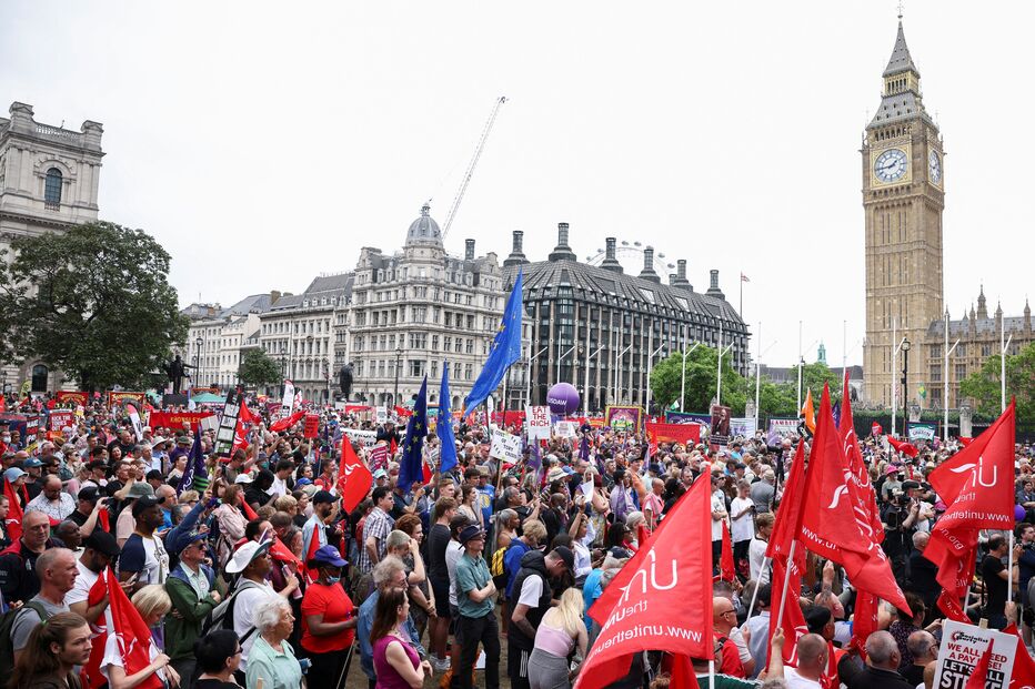 manifestação londres