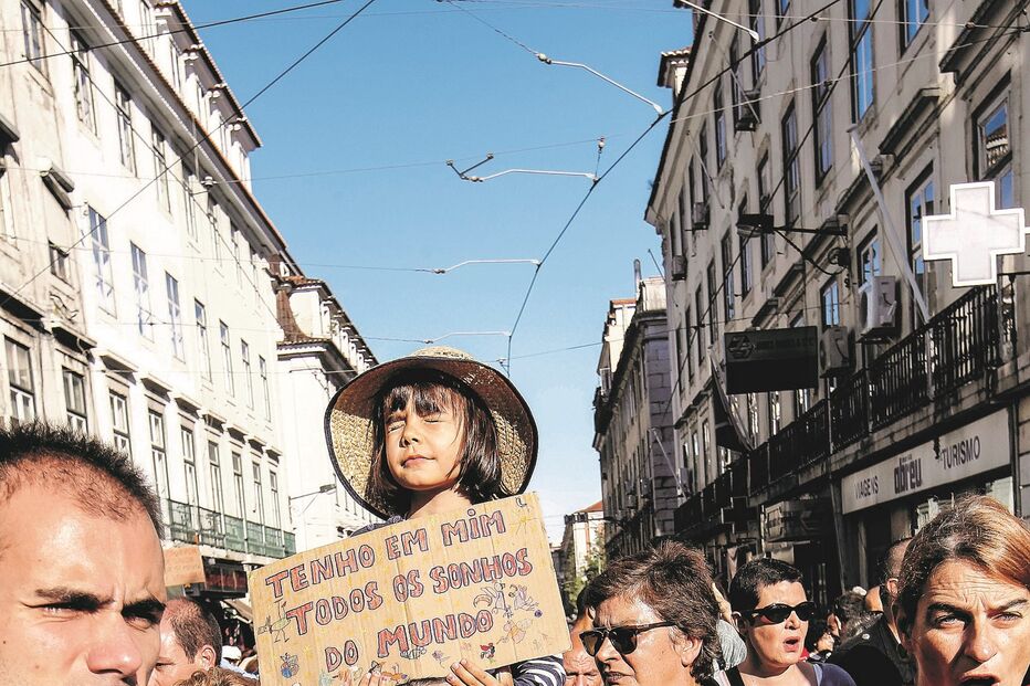 protesto, crise económica, Portugal
