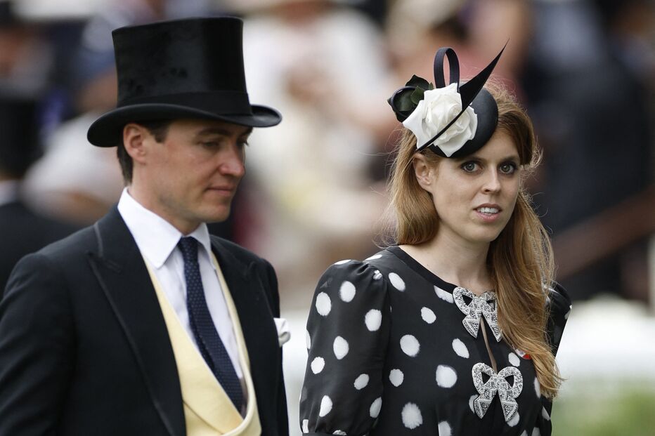 Princesa Beatriz com o marido