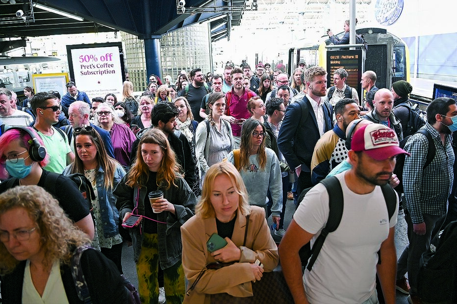 greve, comboios, reino unido