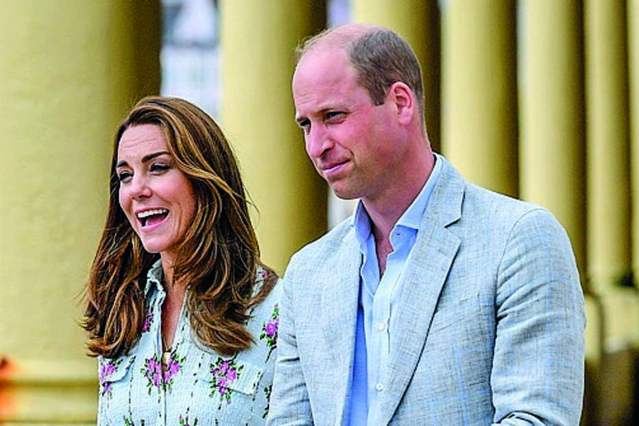O príncipe com Kate Middleton