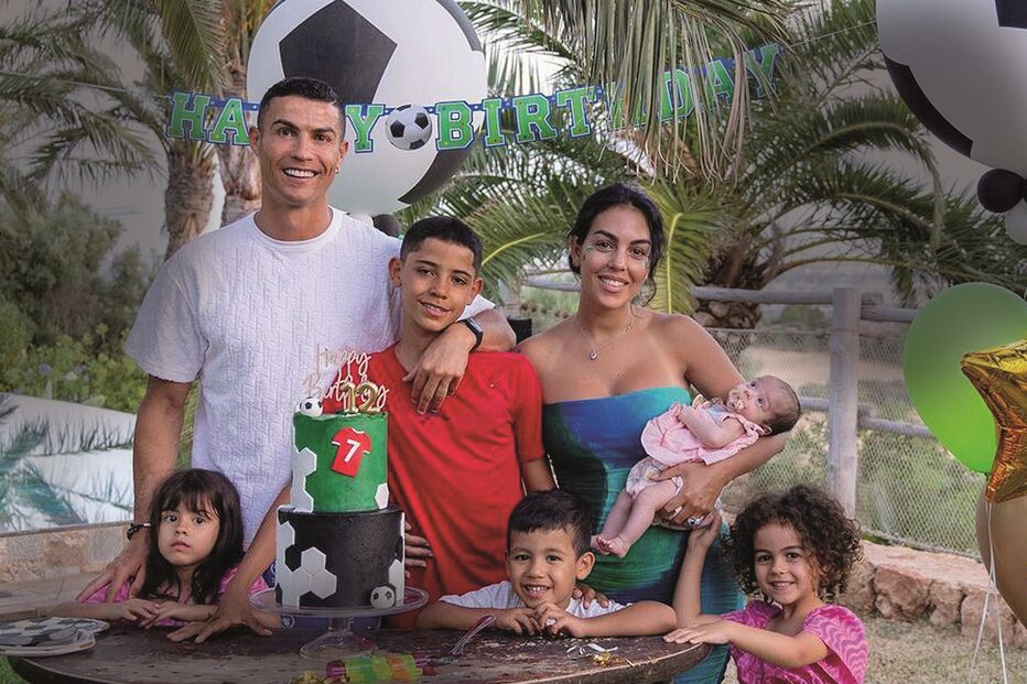 Ronaldo com a família