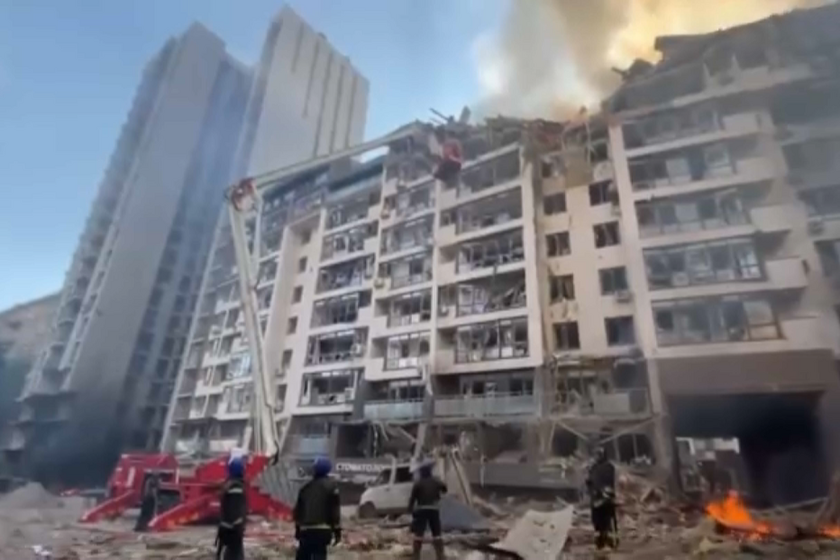 Chuva de mísseis volta a cair em Kiev