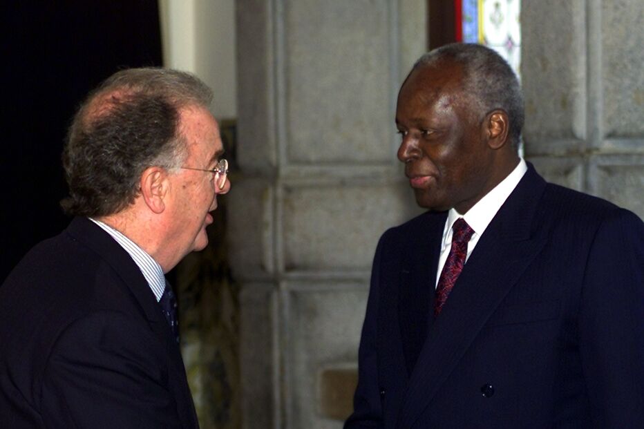 José Eduardo dos Santos e Jorge Sampaio