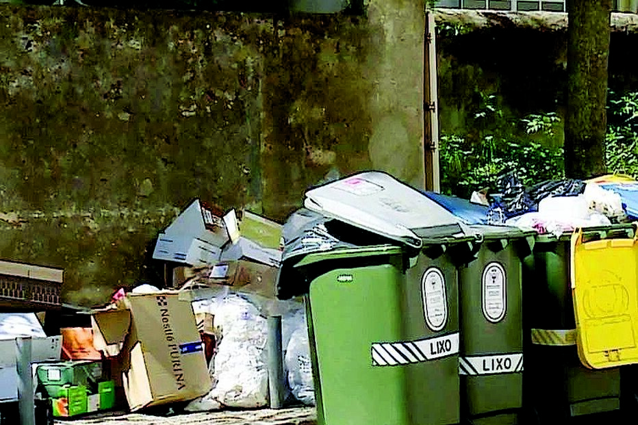 contentores, lixo, lisboa