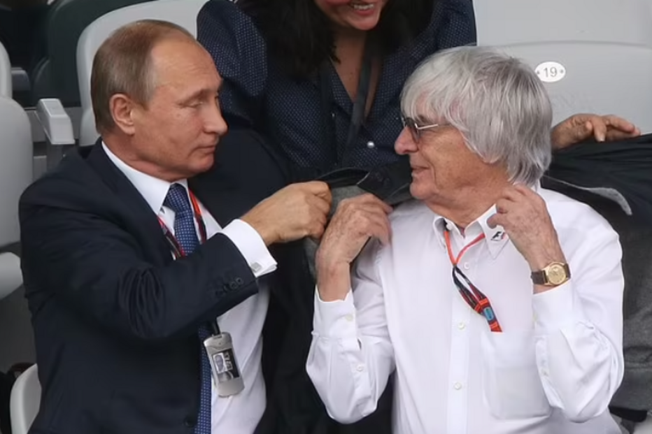 Bernie Eccleston com Putin