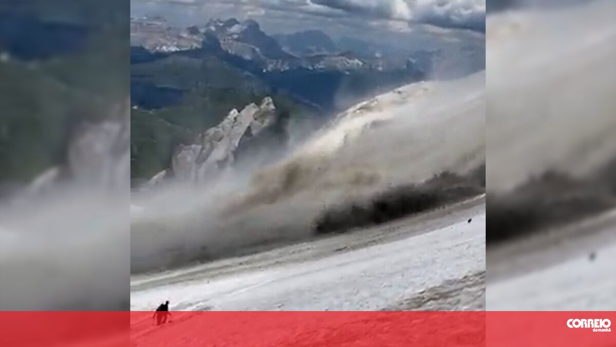 New images show moment of glacier collapse in Italian Alps