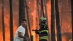 Incêndios ameaçam casas e ferem bombeiros e civis