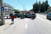 acidente, Gaia, hospital da feira, bombeiros dos Carvalhos
