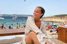 Margarida Corceiro partilhou foto tirada no areal