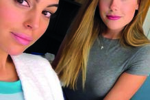 Georgina e Ivana são irmãs muito cúmplices