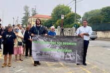 marcha, manifestação, passagem, Gaia
