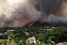 Incêndio em Vilar de Mouros que cortou a A28