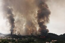 Incêndio em Vilar de Mouros que cortou a A28