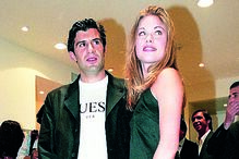 Luís Figo e Helen Svedin