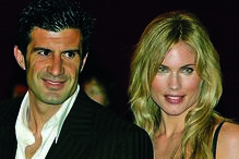 Luís Figo e Helen Svedin